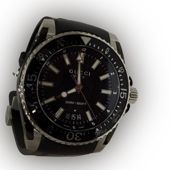 Authentic Men’s Gucci Dive Watch. Water-resistant analog watch. Black. - Picture 2 of 9